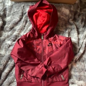 3T Nike Maroon Lined Windbreaker
